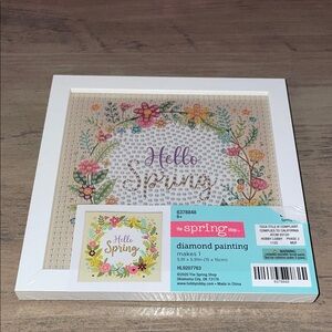 Hello Spring Diamond Painting Art Kit –  DIY Craft | NWT